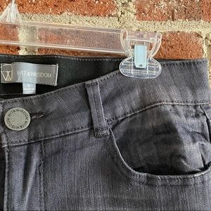 Wit & Wisdom Gray Skinny Jeans